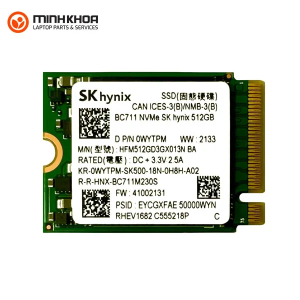Ổ cứng SK Hynix SSD 512GB M2 2230 NVMe PCIe Gen3x4