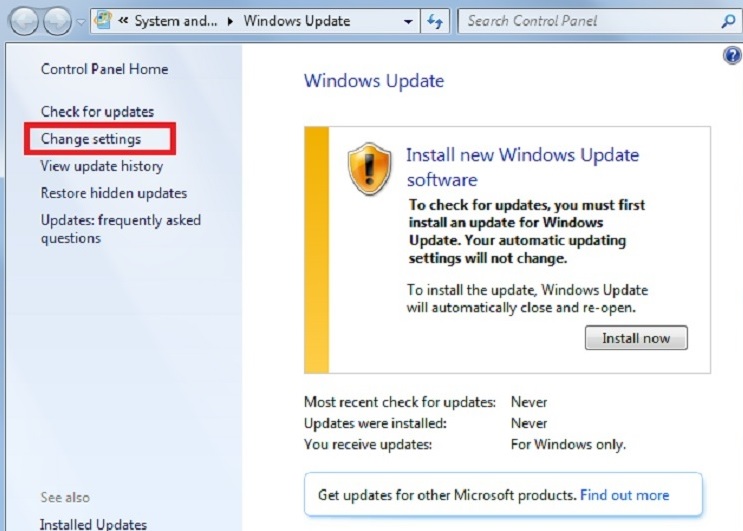 Hướng dẫn cài driver âm thanh cho win 7 bằng Windows Update 