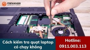 3 cách kiểm tra quạt laptop có chạy hay không