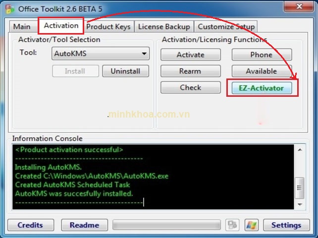 khắc phục lỗi Product Activation Failed Office 2010