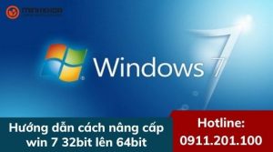 Huong dan nang cap win 7 32bit len 64bit