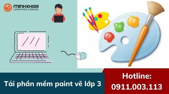 Bài kiểm tra sử dụng phần mềm Paint để vẽ các bước cơ bản