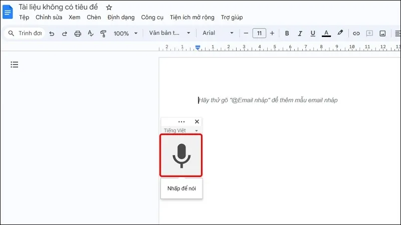 Phan mem chuyen giong noi thanh van ban tieng Viet tren may tinh 4
