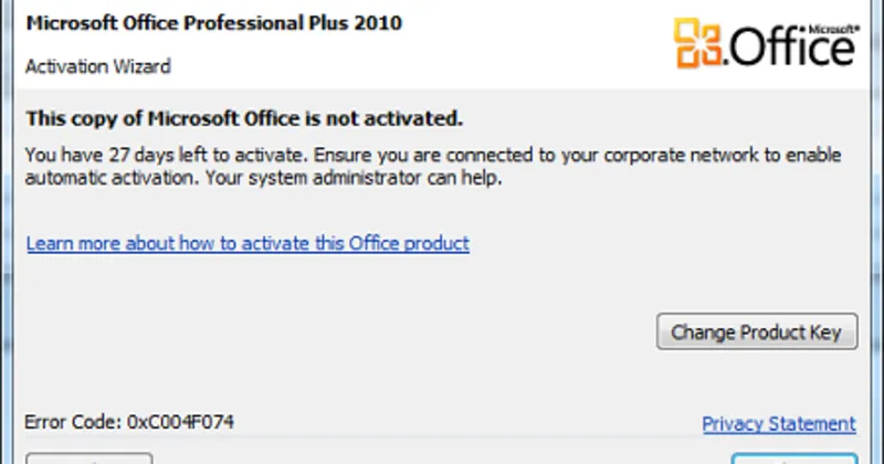 Sua loi unlicensed product Microsoft Office 2016 13
