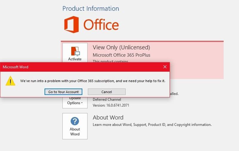 Sửa Lỗi Unlicensed Product Microsoft Office 2016 - Laptop Minh Khoa