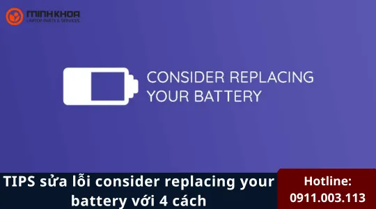 Loi Consider replacing your battery 4