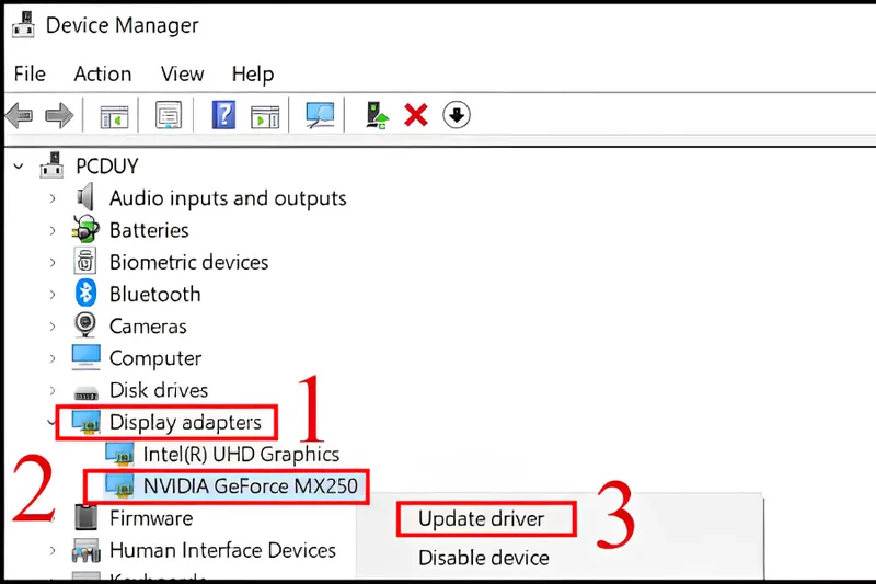 Man hinh laptop bi nhieu 17