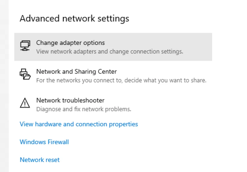 Sửa lỗi Unidentified network win 10 9 Unidentified network win 10 1