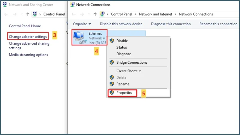 Sửa lỗi Unidentified network win 10 10 Unidentified network win 10 10