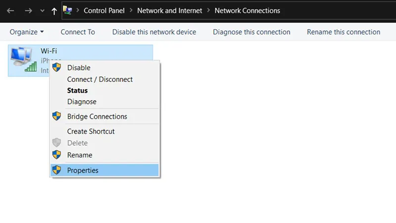 Sửa lỗi Unidentified network win 10 21 Unidentified network win 10 3