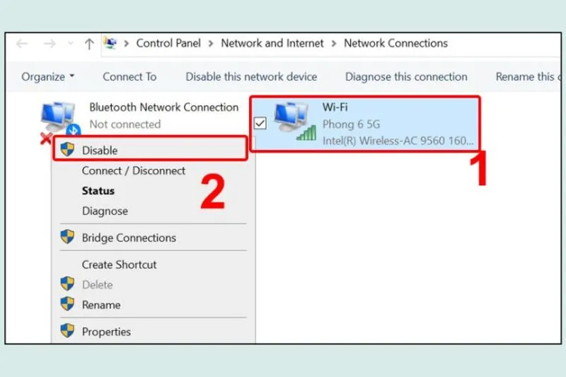 Sửa lỗi Unidentified network win 10 5 Unidentified network win 10 7