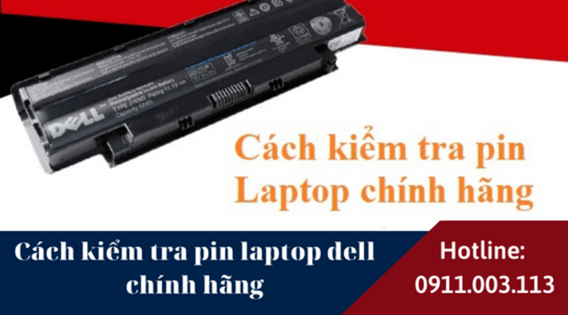 Cach kiem tra pin laptop dell chinh hang 2