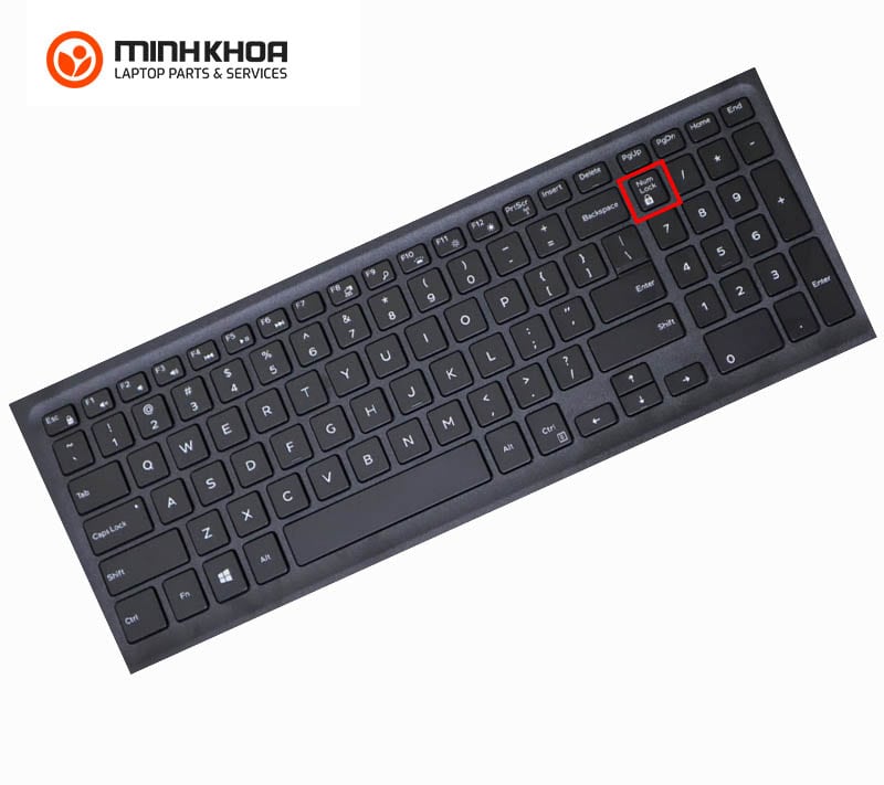 Cach mo khoa ban phim so tren laptop dell 4