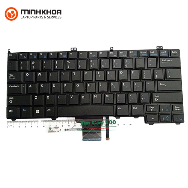 Keyboard Dell LT E7440 khong chuot LED 3