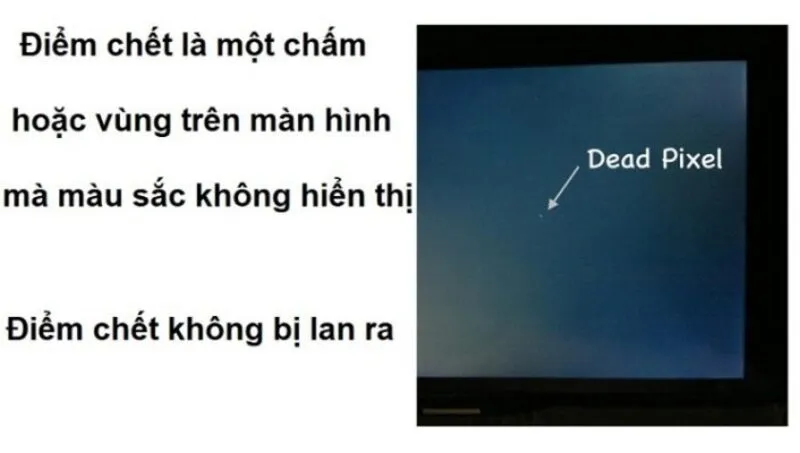 Khác phục diẻm chét màn hình laptop 1