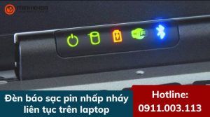 dèn báo sạc pin laptop nháp nháy lien tục