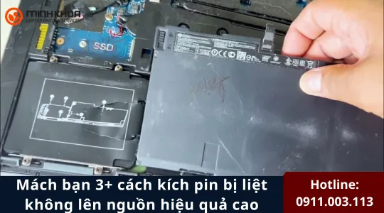 Cach kich pin bi liet khong len nguon 2