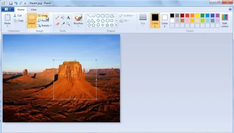 Cat anh trong paint 16