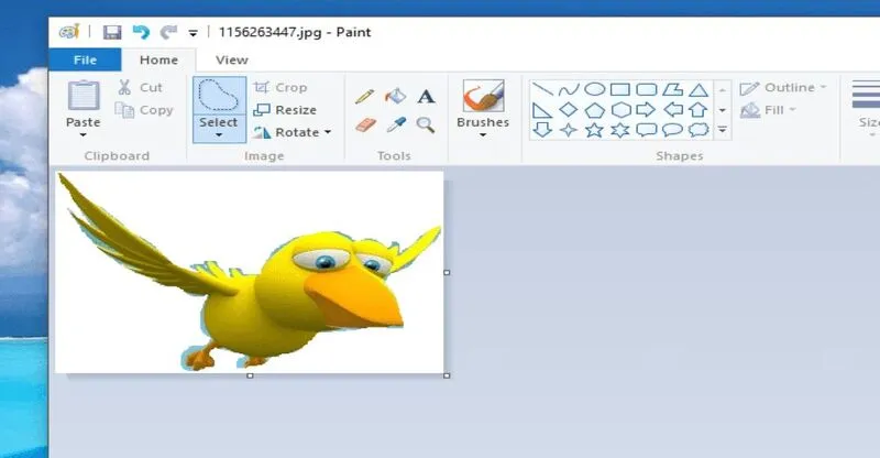 Cat anh trong paint 17