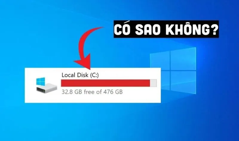 Khac phuc o C bi day win 7 13 1