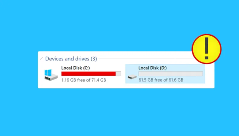 Khac phuc o C bi day win 7 2 1