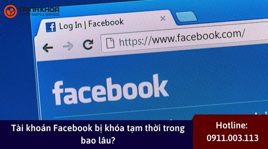 Tai khoan Facebook bi khoa tam thoi trong bao lau