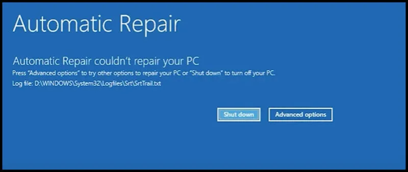 TOP 8 cách sửa lỗi Windows error recovery đơn giản, hiệu quả 9 Windows error recovery 4