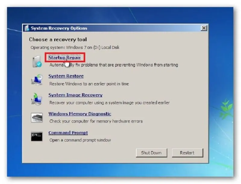 TOP 8 cách sửa lỗi Windows error recovery đơn giản, hiệu quả 8 Windows error recovery 9
