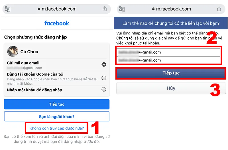 Cach lay lai facebook khong can ma xac nhan 14