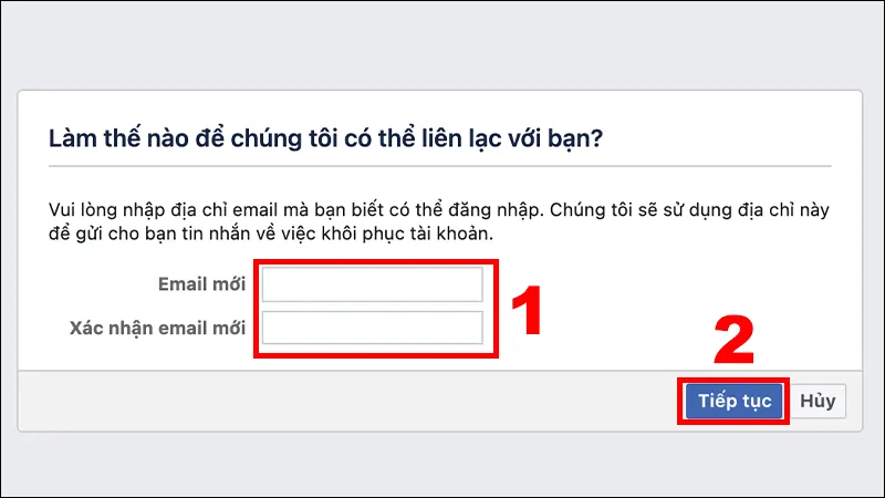Cach lay lai facebook khong can ma xac nhan 2