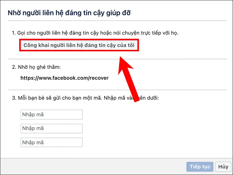 Cach lay lai facebook khong can ma xac nhan 3
