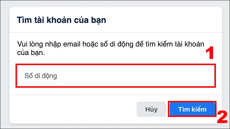 Cach lay lai facebook khong can ma xac nhan 8