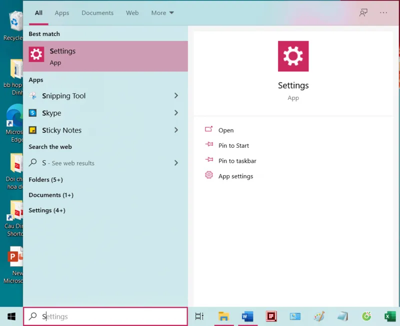 Cach tat ung dung chay ngam win 10 18