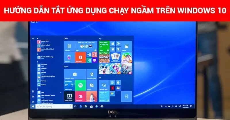 Cach tat ung dung chay ngam win 10 4