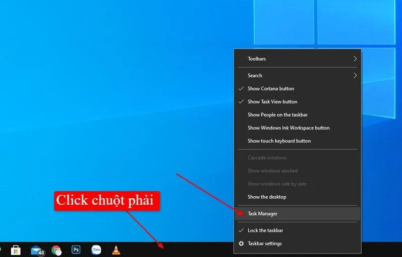 Cach tat ung dung chay ngam win 10 9