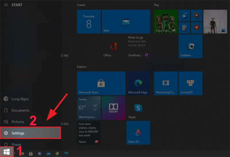 Cach xoa ung dung tren may tinh Windows 10 7