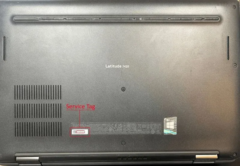 Check Service Tag Dell 2