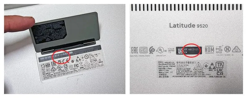 Check Service Tag Dell 3