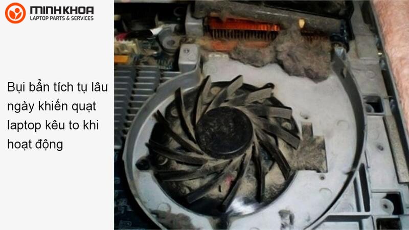 Máy tính kêu ù ù