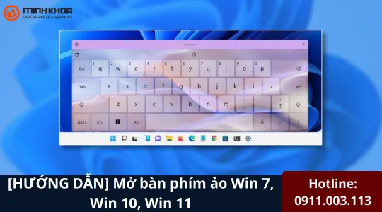 Mo ban phim ao Win 7 2