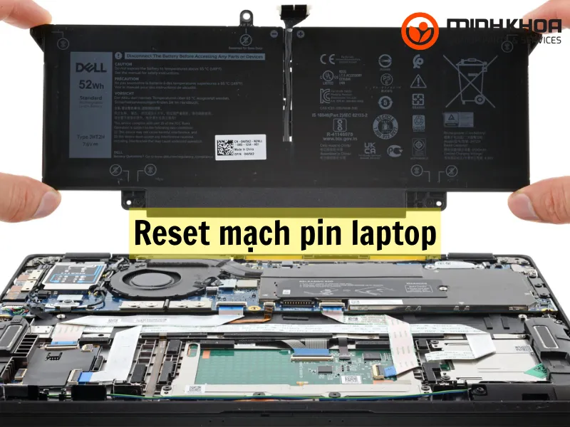 Reset mạch pin laptop