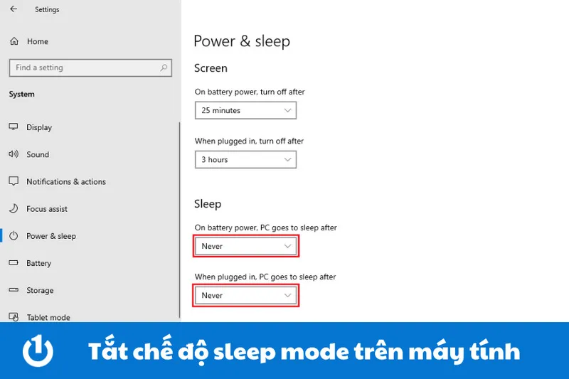 Cách bật, tắt chế độ Sleep win 10 3 Tat che do Sleep Win 10 10