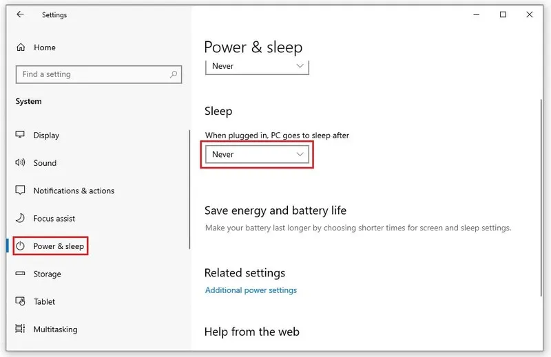 Cách bật, tắt chế độ Sleep win 10 9 Tat che do Sleep Win 10 22