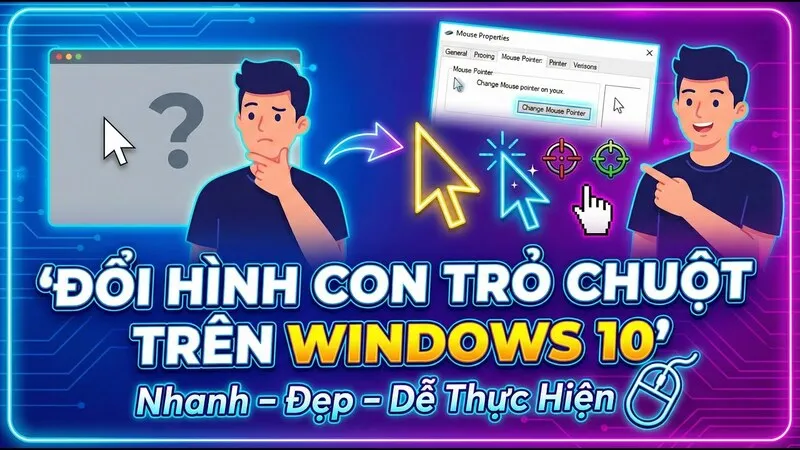Cách thay đổi hình dạng con trỏ chuột win 10 14 Thay doi hinh dang con tro chuot win 10 19
