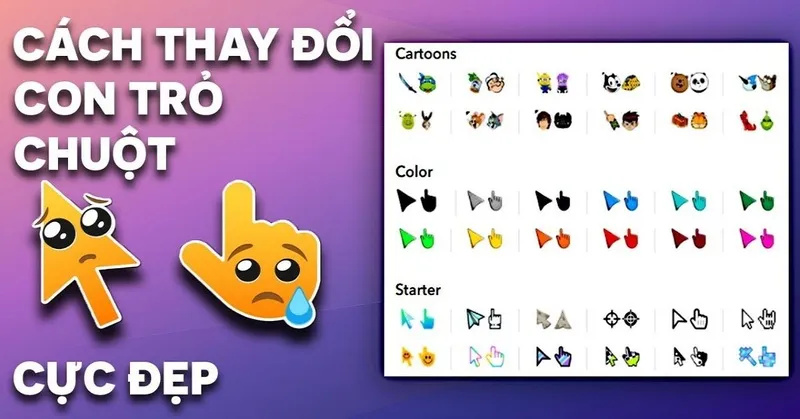 Cách thay đổi hình dạng con trỏ chuột win 10 16 Thay doi hinh dang con tro chuot win 10 8