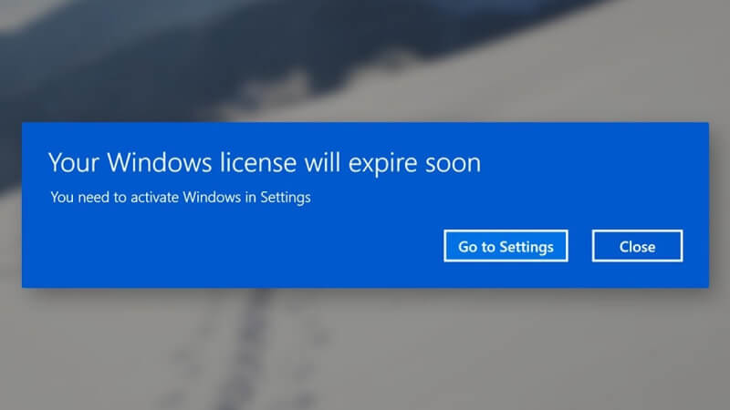 7 cách sửa lỗi Your Windows License Will Expire Soon