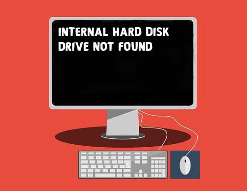 Cách sửa lỗi internal hard disk drive not found