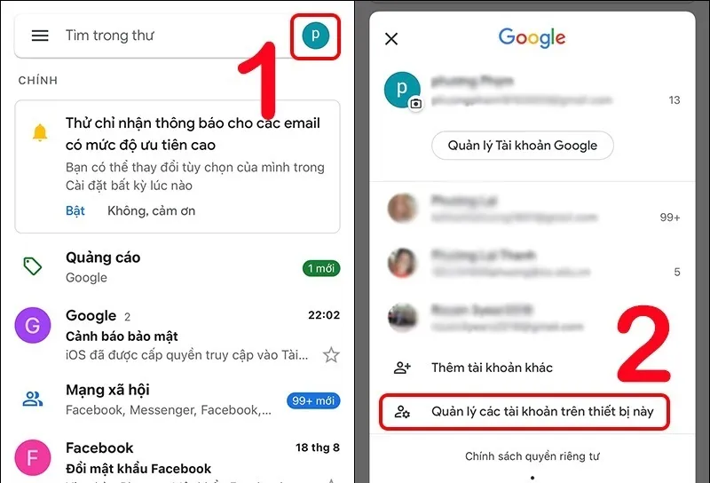 Dang xuat tai khoan Google tren thiet bi khac 8