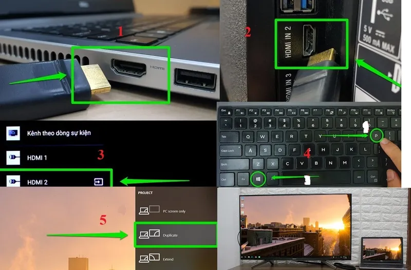 Ket noi 2 man hinh laptop bang HDMI 14