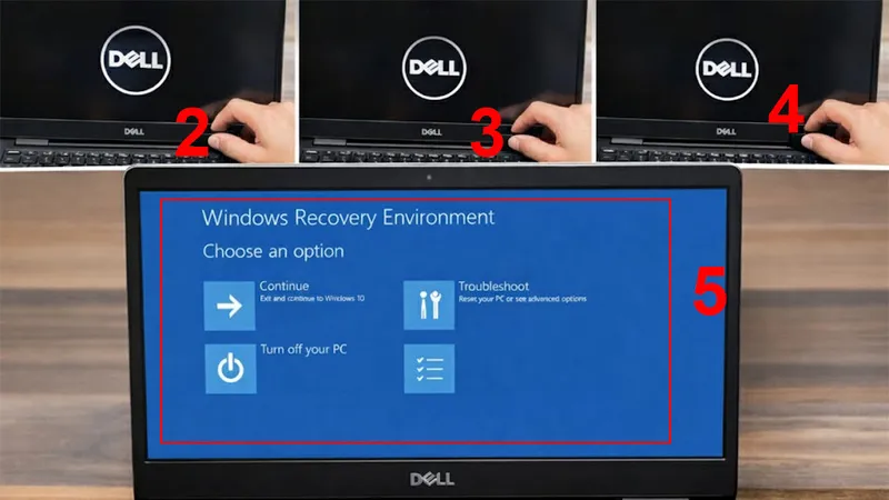 Lỗi laptop Dell bị treo logo (Nguyên nhân & 7 cách xử lý) 22 Loi laptop Dell bi treo logo 15